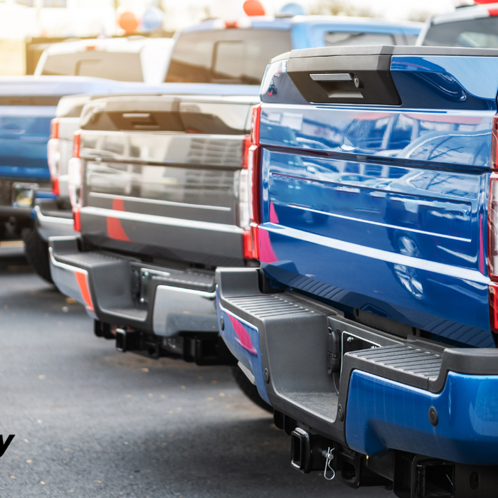 Partify examples of full tailgate parts on multiple pickup trucks