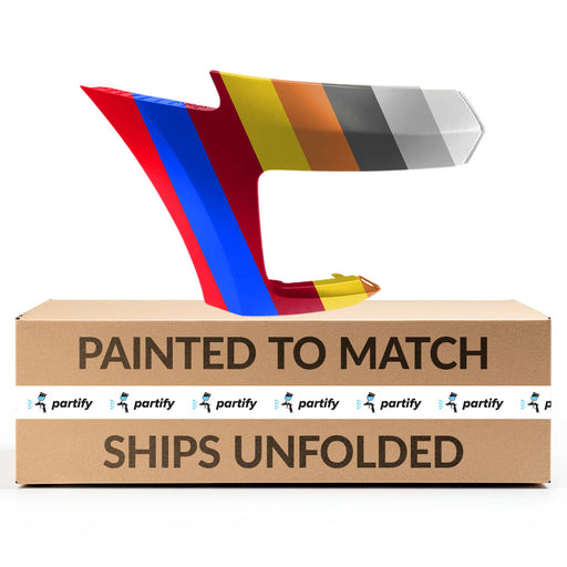 2022-2024 Ford Expedition Front CAPA Certified Passenger Side Bumper W/O Park Distance Sensors - FO1017103C-Partify-Painted-Replacement-Body-Parts