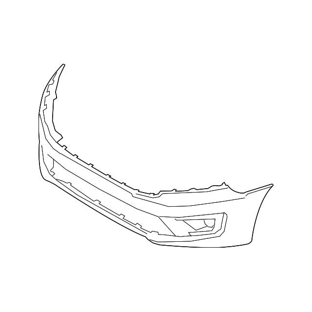 2019-2023 Ford Transit Connect Titanium/XLT CAPA Certified Front Lower Bumper W/Front Parking Aid W/Active Park Assist - FO1015159-Partify-Painted-Replacement-Body-Parts