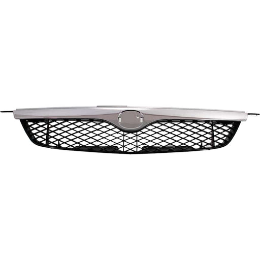 1999-2000 Mazda Protege Grille Matte W/Bright Molding W/O Emblem Assembly - MA1200163-Partify-Painted-Replacement-Body-Parts