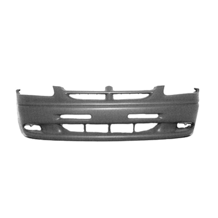 1996-1998 Dodge Caravan Front Bumper With Fog Light Washer Holes - CH1000822-Partify-Painted-Replacement-Body-Parts