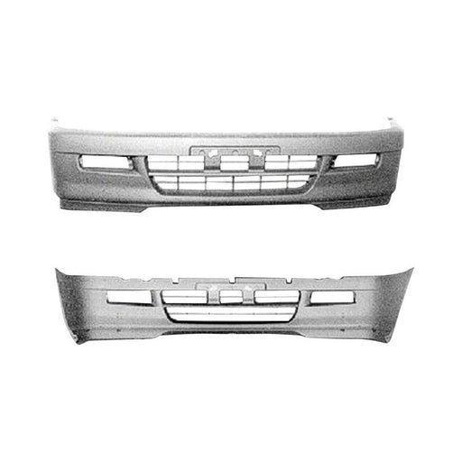 1997-1999 Mitsubishi Montero Sport Front Bumper Without Fog Light Holes - MI1000263-Partify-Painted-Replacement-Body-Parts