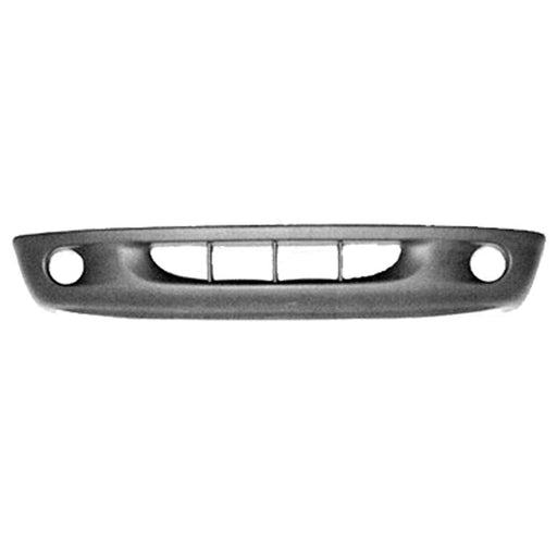 1997-2000 Dodge Dakota Pickup Front Lower Bumper With Fog Light Washer Holes - CH1000240-Partify-Painted-Replacement-Body-Parts