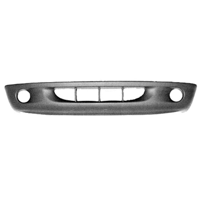 1997-2000 Dodge Dakota Pickup Front Lower Bumper With Fog Light Washer Holes - CH1000240-Partify-Painted-Replacement-Body-Parts