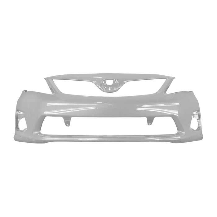 2011-2013 Toyota Corolla S/XRS Front Bumper - TO1000373-Partify-Painted-Replacement-Body-Parts