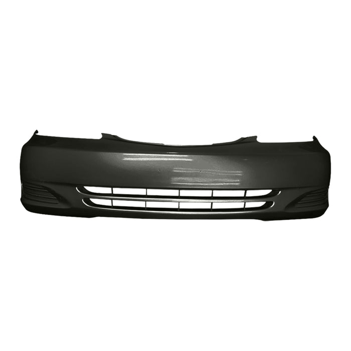 2002-2004 Toyota Camry Front Bumper Without Fog Lights Without Tow Hook Hole - TO1000230-Partify-Painted-Replacement-Body-Parts