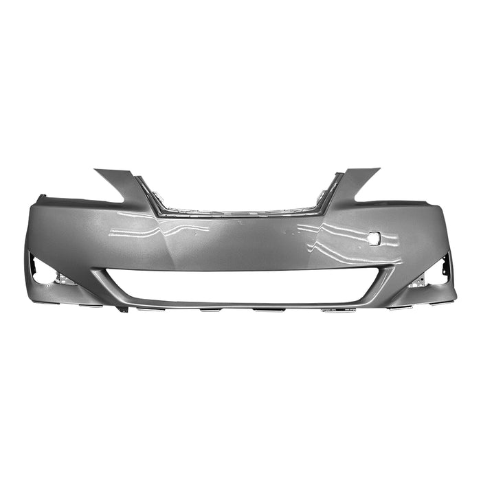 2006-2008 Lexus IS Front Bumper Without Sensor Holes & Without Headlight Washer Holes - LX1000163-Partify-Painted-Replacement-Body-Parts