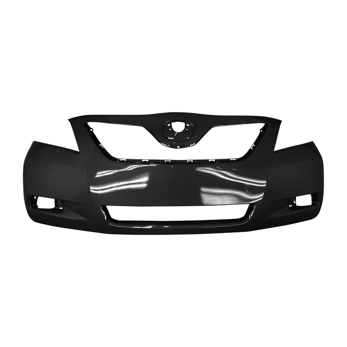 2007-2009 Toyota Camry BASE/LE/XLE/HYBRID Front Bumper Without Tow Hook Hole - TO1000329-Partify-Painted-Replacement-Body-Parts