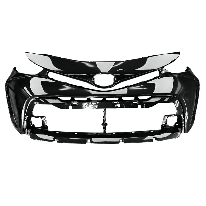 2015-2017 Toyota Prius-V Front Bumper - TO1000410-Partify-Painted-Replacement-Body-Parts