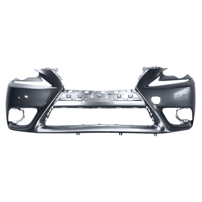 2014-2016 Lexus IS Non F-Sport Front Bumper Without Sensor Holes & Without Headlight Washer Holes - LX1000262-Partify-Painted-Replacement-Body-Parts