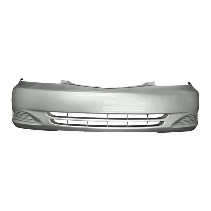 2002-2004 Toyota Camry Front Bumper Without Fog Lights Without Tow Hook Hole - TO1000230-Partify-Painted-Replacement-Body-Parts