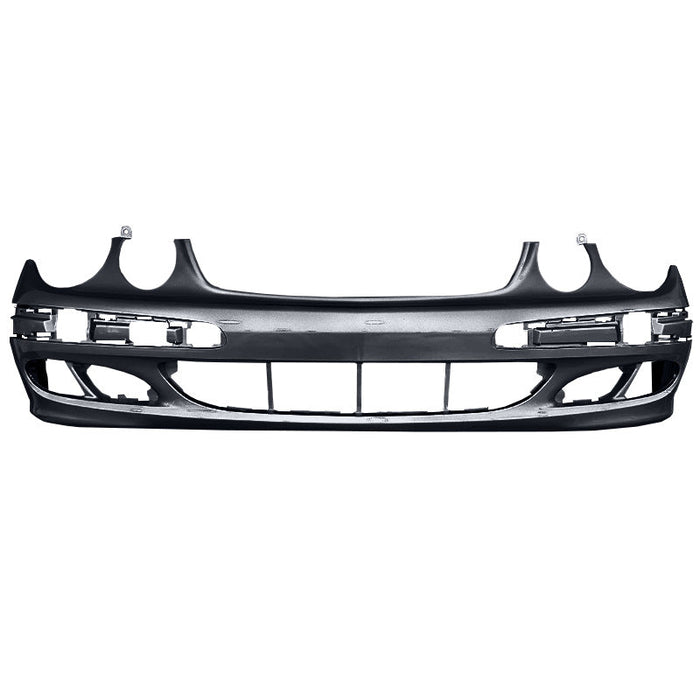 2003-2006 Mercedes E320 Front Bumper Without Headlight Washer Holes - MB1000171-Partify-Painted-Replacement-Body-Parts