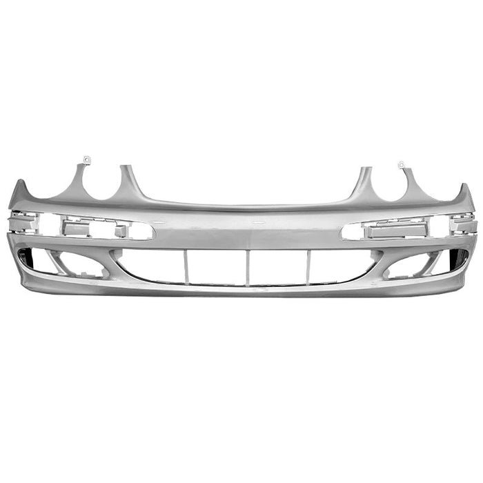 2003-2006 Mercedes E320 Front Bumper Without Headlight Washer Holes - MB1000171-Partify-Painted-Replacement-Body-Parts