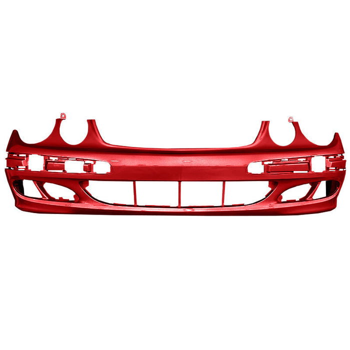 2003-2006 Mercedes E320 Front Bumper Without Headlight Washer Holes - MB1000171-Partify-Painted-Replacement-Body-Parts