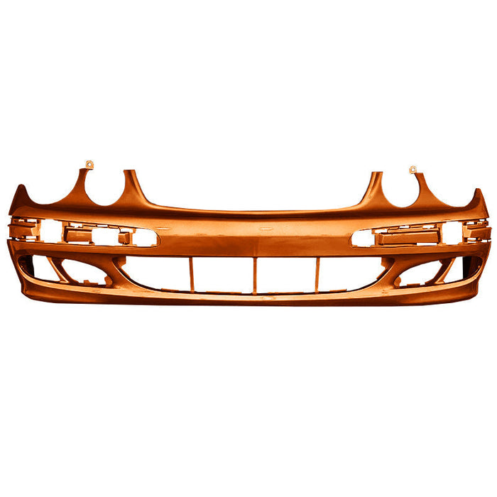 2003-2006 Mercedes E320 Front Bumper Without Headlight Washer Holes - MB1000171-Partify-Painted-Replacement-Body-Parts