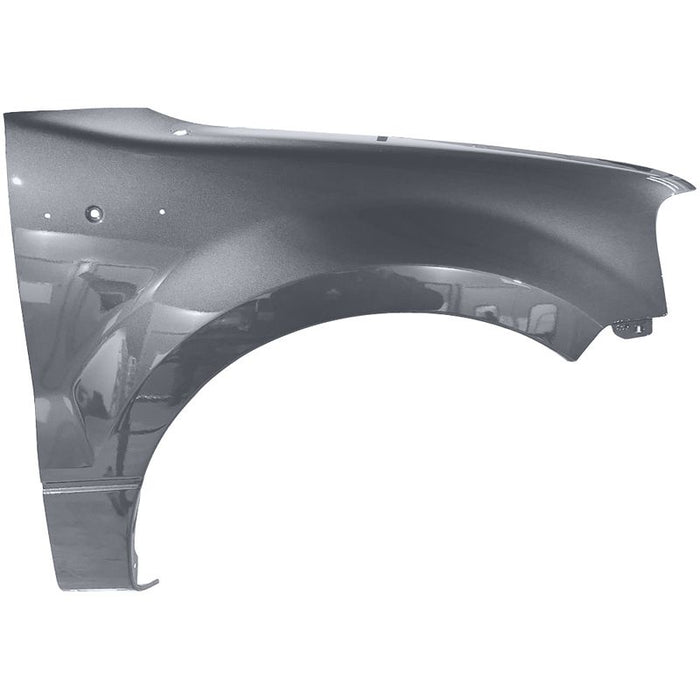 2004-2008 Ford F-150 Passenger Side Fender Without Flare Holes - FO1241231-Partify-Painted-Replacement-Body-Parts