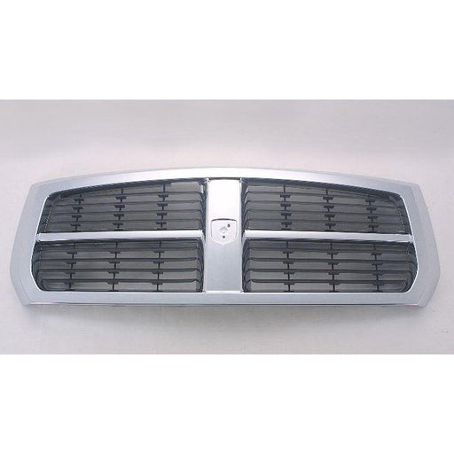 2005-2007 Dodge Dakota Pickup Grille Chrome Black - CH1200279-Partify-Painted-Replacement-Body-Parts