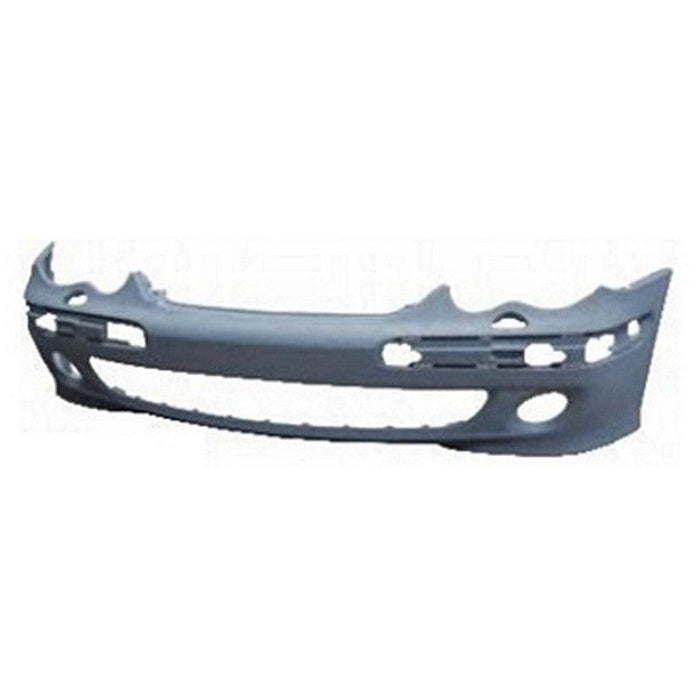 2005-2007 Mercedes C230 Front Bumper With Headlight Washer Holes - MB1000209-Partify-Painted-Replacement-Body-Parts