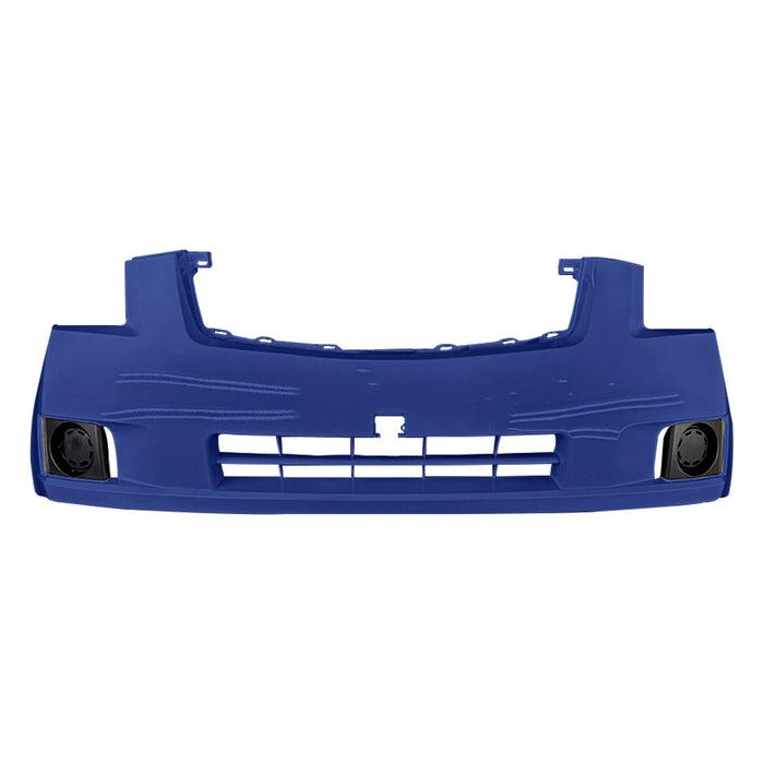 2007-2009 Nissan Sentra 2.0L Front Bumper Without Fog Light Holes - NI1000242-Partify-Painted-Replacement-Body-Parts