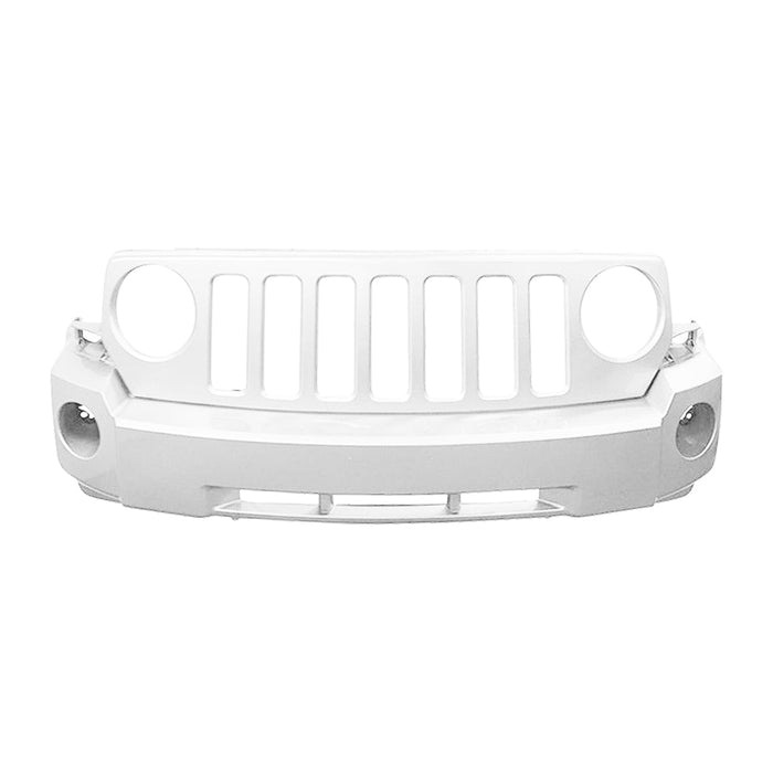 2007-2010 Jeep Patriot Front Bumper Without Tow Hook Holes - CH1000893-Partify-Painted-Replacement-Body-Parts