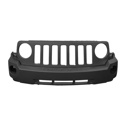 2007-2010 Jeep Patriot Front Bumper Without Tow Hook Holes - CH1000893-Partify-Painted-Replacement-Body-Parts