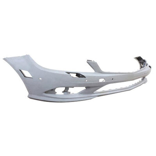 2008-2011 Mercedes C230 Front Bumper With Sensor Holes/Headlight Washer Holes - MB1000343-Partify-Painted-Replacement-Body-Parts