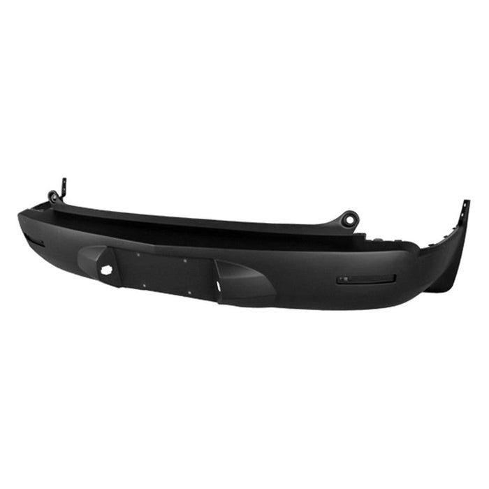 2009-2012 Chevrolet Traverse Rear Bumper Without Sensor Holes & With Single Exhaust - GM1100841-Partify-Painted-Replacement-Body-Parts