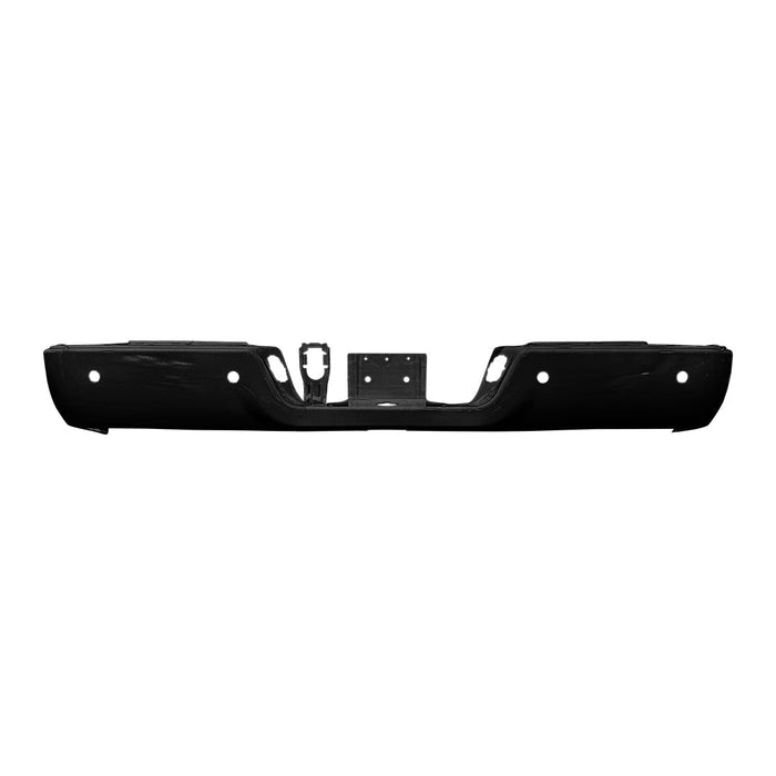 2009-2012 Dodge Ram 1500/2500/3500 Rear Bumper Without Dual Exhaust & With Sensor Holes - CH1102368-Partify-Painted-Replacement-Body-Parts