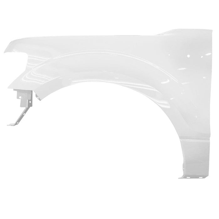 2009-2014 Ford F-150 Driver Side Fender Without Flare Hole - FO1240272-Partify-Painted-Replacement-Body-Parts