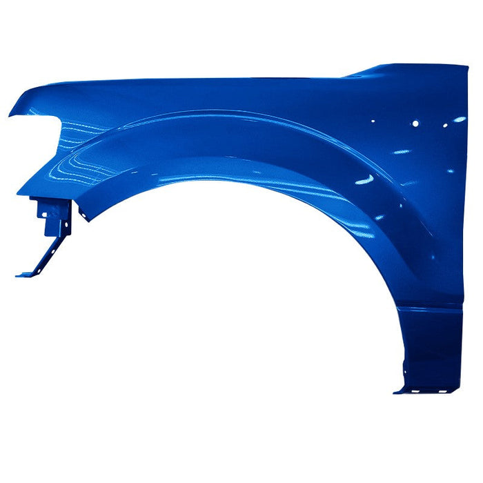 2009-2014 Ford F-150 Driver Side Fender Without Flare Hole - FO1240272-Partify-Painted-Replacement-Body-Parts