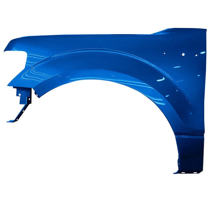 2009-2014 Ford F-150 Driver Side Fender Without Flare Hole - FO1240272-Partify-Painted-Replacement-Body-Parts