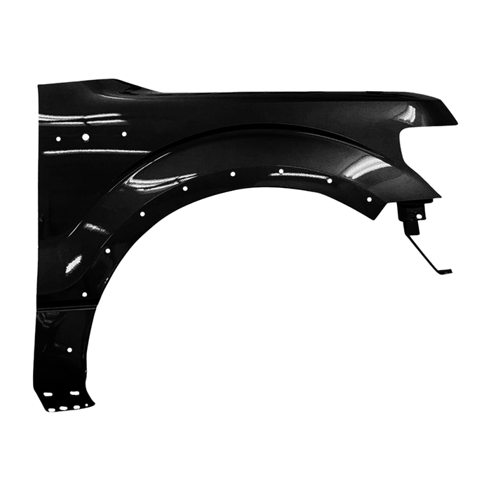 2009-2014 Ford F-150 Passenger Side Fender With Flare Hole - FO1241273-Partify-Painted-Replacement-Body-Parts