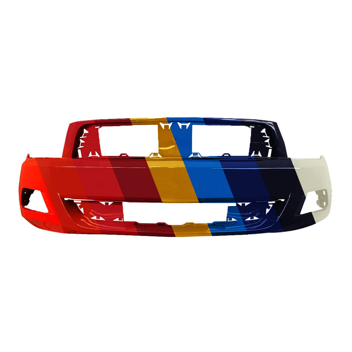 2010-2012 Ford Mustang Base Front Bumper - FO1000652-Partify-Painted-Replacement-Body-Parts