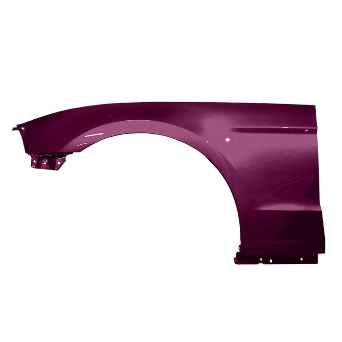 2010-2014 Ford Mustang Driver Side Fender Without Emblem Holes - FO1240281-Partify-Painted-Replacement-Body-Parts