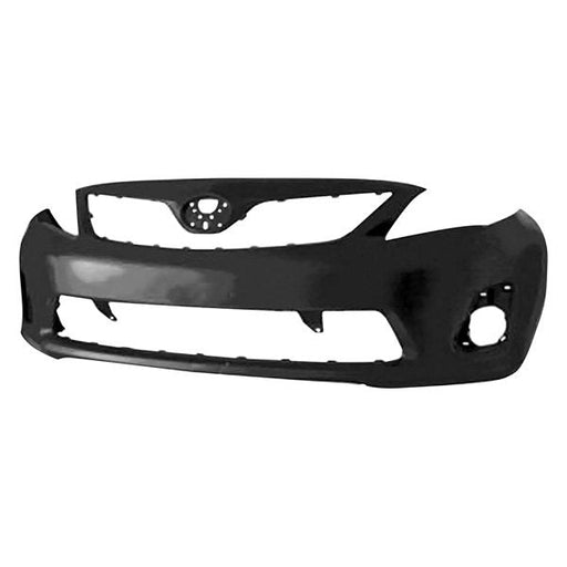 2011-2013 Toyota Corolla Base/L/CE/LE Sedan Front Bumper Without Spoiler Holes For Japan Built Models - TO1000380-Partify-Painted-Replacement-Body-Parts