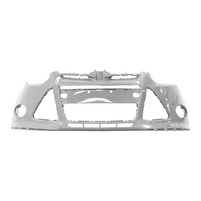 2012-2014 Ford Focus Front Bumper Without Sensor Holes - FO1000664-Partify-Painted-Replacement-Body-Parts