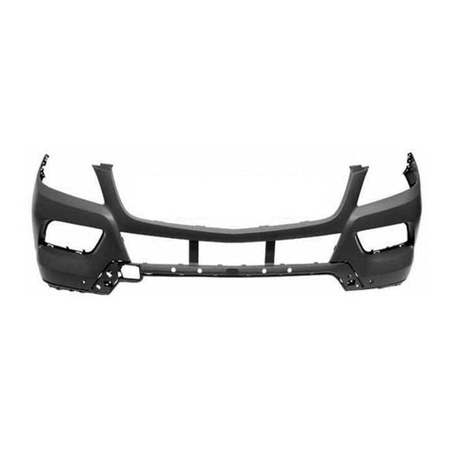 2012-2015 Mercedes ML250 Front Bumper With Sensor Holes Without Headlight Washer Holes - MB1000368-Partify-Painted-Replacement-Body-Parts