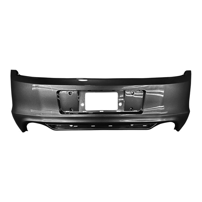 2013-2014 Ford Mustang GT/Shelby GT500 Rear Bumper Without Sensor Holes - FO1100688-Partify-Painted-Replacement-Body-Parts