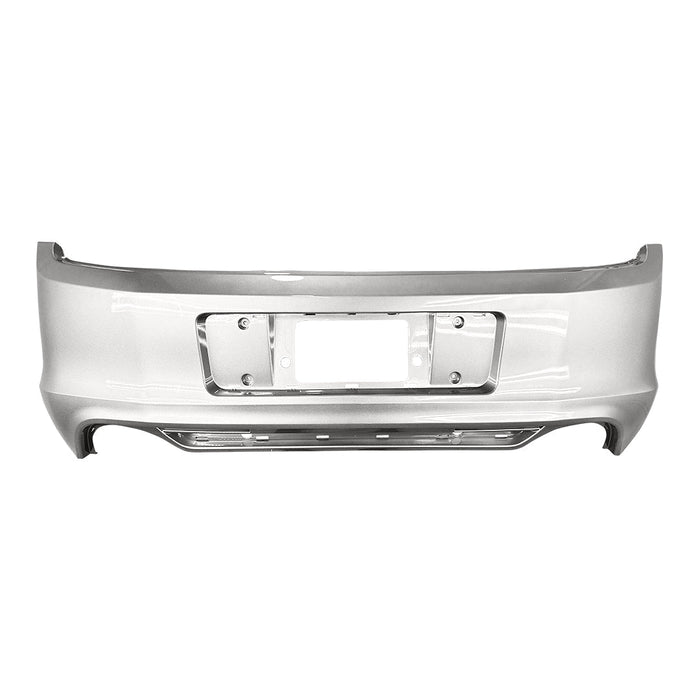 2013-2014 Ford Mustang GT/Shelby GT500 Rear Bumper Without Sensor Holes - FO1100688-Partify-Painted-Replacement-Body-Parts