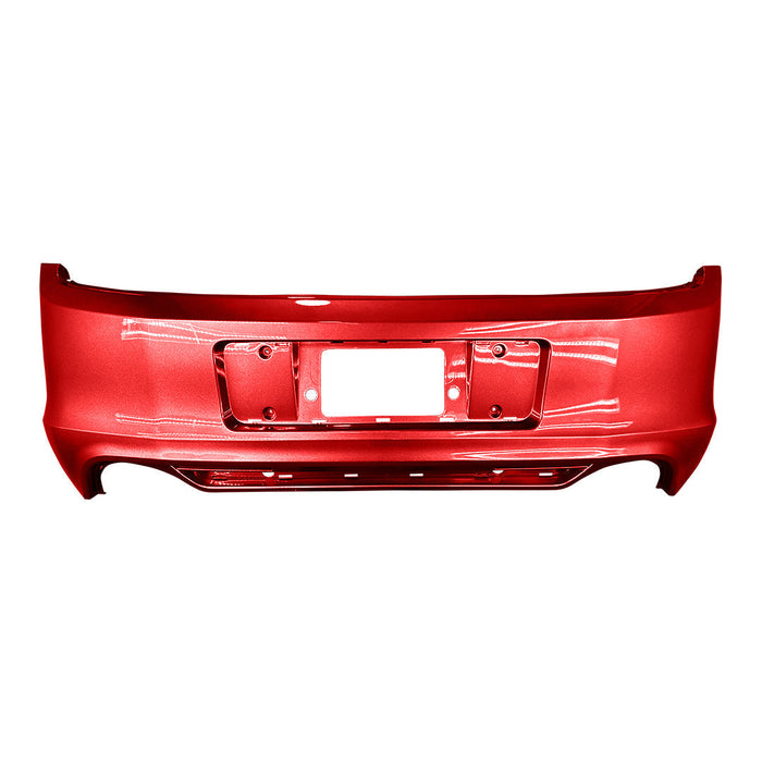 2013-2014 Ford Mustang GT/Shelby GT500 Rear Bumper Without Sensor Holes - FO1100688-Partify-Painted-Replacement-Body-Parts