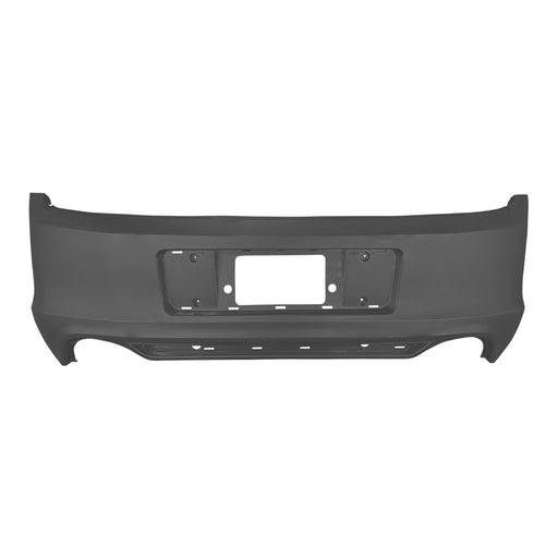 2013-2014 Ford Mustang GT/Shelby GT500 Rear Bumper Without Sensor Holes - FO1100688-Partify-Painted-Replacement-Body-Parts