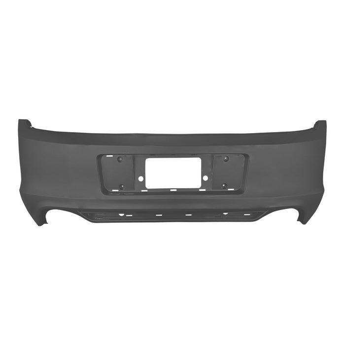 2013-2014 Ford Mustang GT/Shelby GT500 Rear Bumper Without Sensor Holes - FO1100688-Partify-Painted-Replacement-Body-Parts