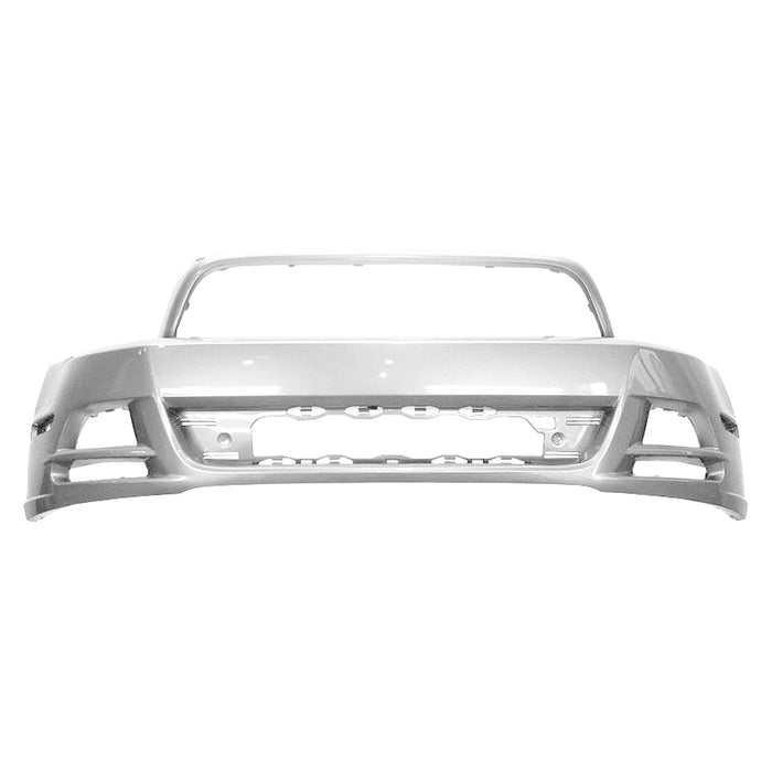 2013-2014 Ford Mustang Non Shelby GT500 Front Bumper - FO1000670-Partify-Painted-Replacement-Body-Parts