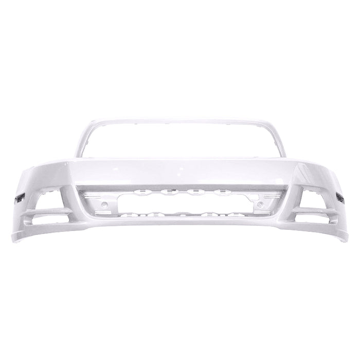 2013-2014 Ford Mustang Non Shelby GT500 Front Bumper - FO1000670-Partify-Painted-Replacement-Body-Parts