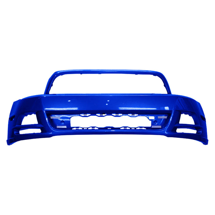 2013-2014 Ford Mustang Non Shelby GT500 Front Bumper - FO1000670-Partify-Painted-Replacement-Body-Parts