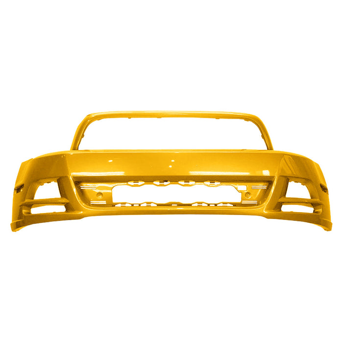 2013-2014 Ford Mustang Non Shelby GT500 Front Bumper - FO1000670-Partify-Painted-Replacement-Body-Parts