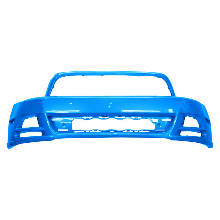 2013-2014 Ford Mustang Non Shelby GT500 Front Bumper - FO1000670-Partify-Painted-Replacement-Body-Parts