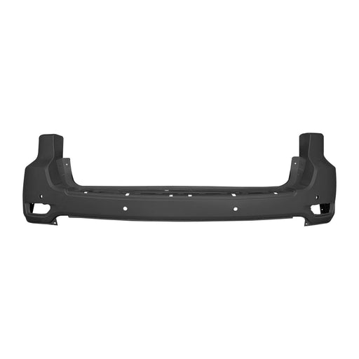 2014-2015 Jeep Grand Cherokee CAPA Certified Rear Upper Bumper With Blind Spot Brackets & With Sensor Holes & Without SRT - CH1100985C-Partify-Painted-Replacement-Body-Parts