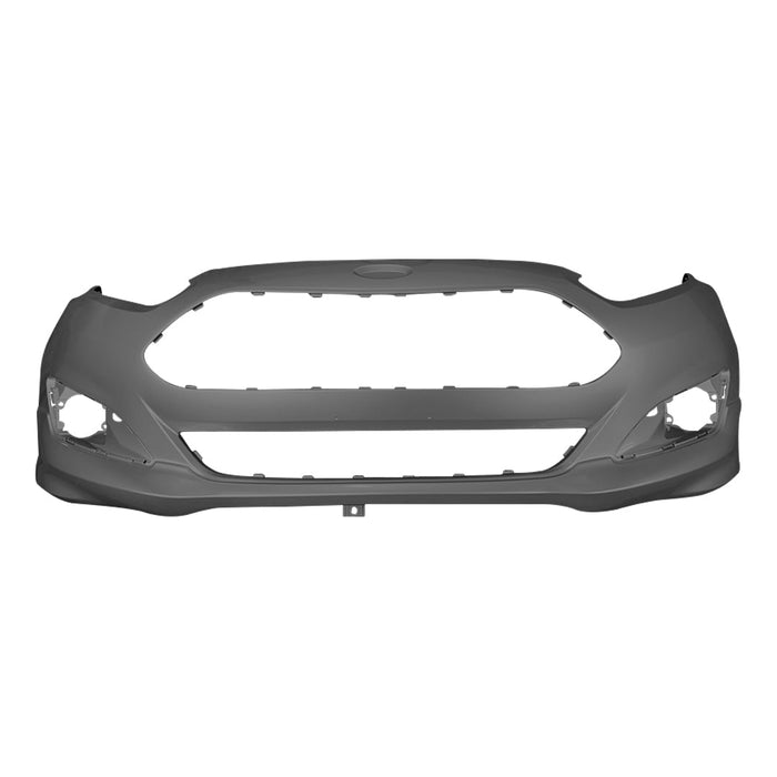 2014-2019 Ford Fiesta Non ST Model Front Bumper Without Chrome Trim - FO1000692-Partify-Painted-Replacement-Body-Parts