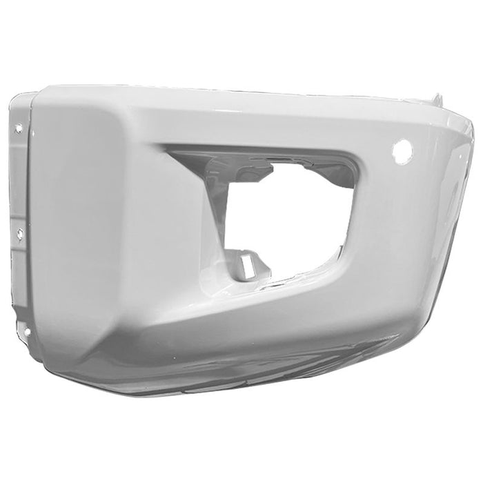 2014-2021 Toyota Tundra CAPA Certified Front Bumper End Driver Side With Sensor Holes - TO1004183C-Partify-Painted-Replacement-Body-Parts